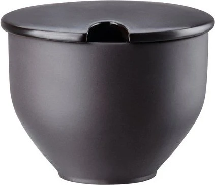 Rosenthal Junto Slate Grey Zuckerdose mit Einschnitt 250ml