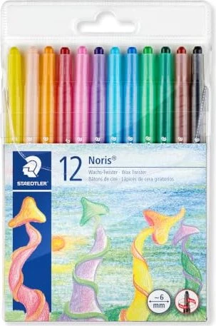 Staedtler Wachskreide, 12 Farben