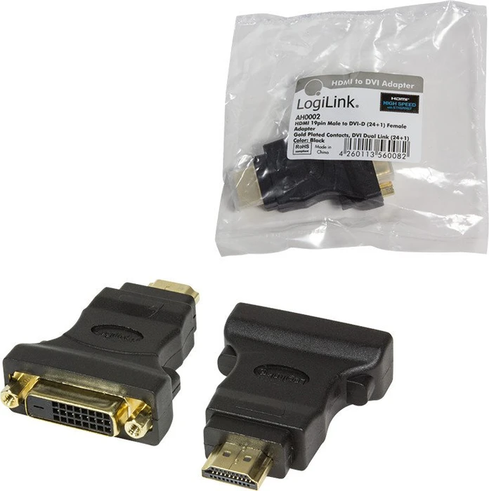 LogiLink HDMI [Stecker] auf DVI-D [Buchse] Adapter