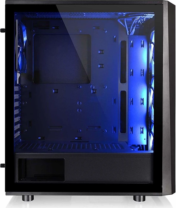 Thermaltake Versa J24 TG RGB, schwarz, Glasfenster