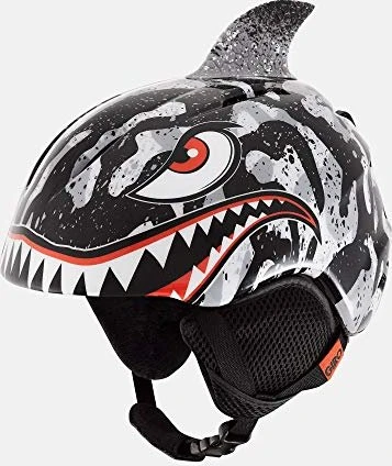 Giro Launch Plus Helm black/grey tiger shark (Junior)