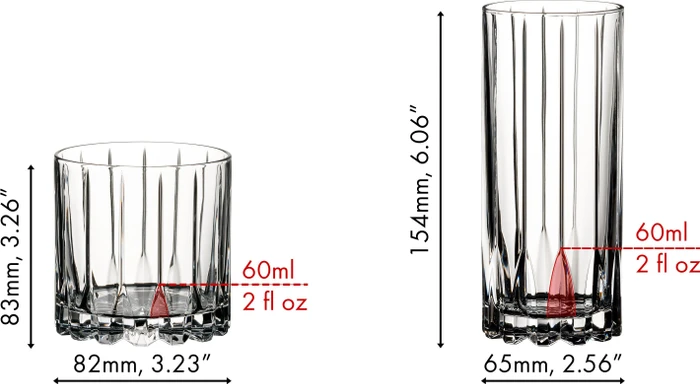 Riedel Drink Specific Glassware Rocks & Highball Gläser-Set, 8-tlg.