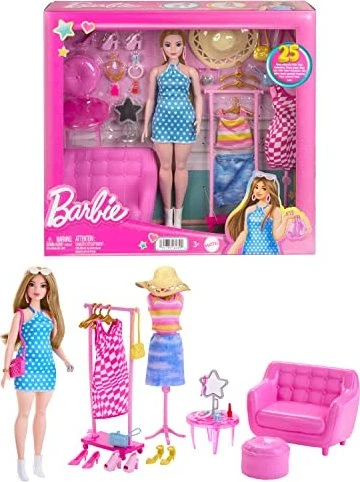 Mattel Barbie - Stylistin und Kleiderschrank