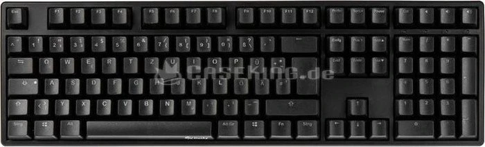 Ducky One schwarz, LEDs weiß, MX BROWN, USB, DE