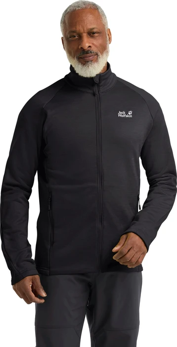 Jack Wolfskin Peak District FZ Jacke schwarz (Herren)