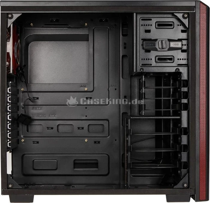 BitFenix Nova TG schwarz, Glasfenster