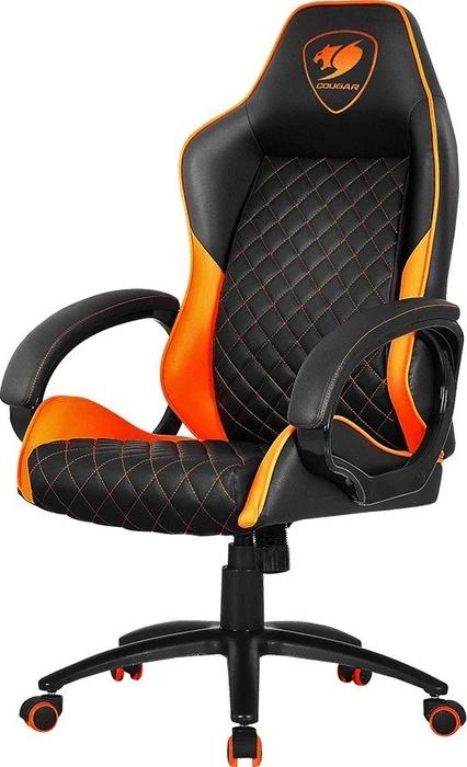 Cougar Fusion Gamingstuhl, schwarz/orange