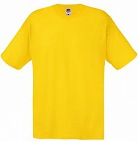 Fruit Of The Loom Original T-Shirt kurzarm gelb