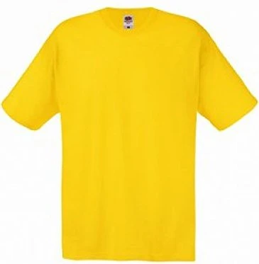 Fruit Of The Loom Original T-Shirt kurzarm gelb