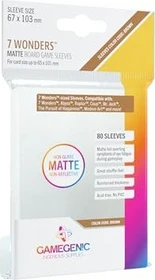 Gamegenic Matte Board Game Sleeves Brown transparent, 80 Stück