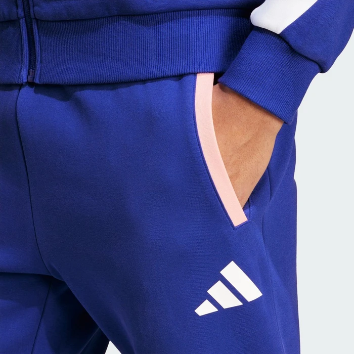 adidas Team Frankreich Trainingshose lang semi lucid blue (Herren)