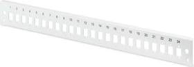 Digitus LWL/Glasfaser Spleißbox Frontblende, Schnellverschluss, grau, 24-Port, 24x LC-DX/SC-SX, 1HE