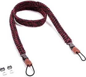 C-Rope Kameragurt Traveler aus Paracord 125cm Red Dots