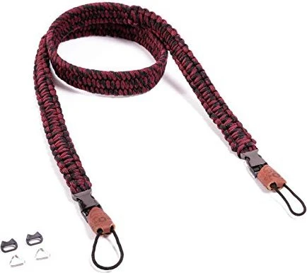 C-Rope Kameragurt Traveler aus Paracord 125cm Red Dots