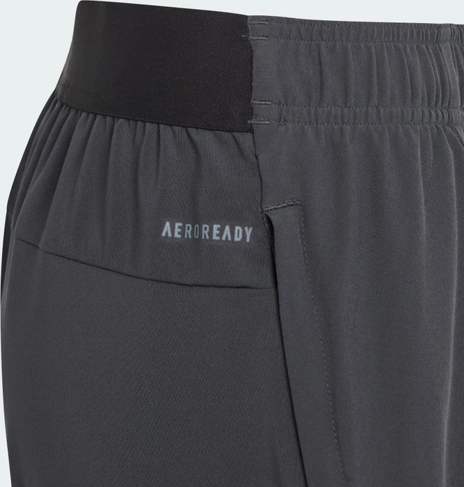 adidas Training Aeroready Trainingshose kurz carbon/reflective silver (Junior)
