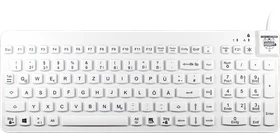 Man & Machine Really Cool Keyboard, weiß, USB, DE (RCLP/DE/W5)
