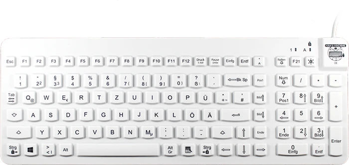 Man & Machine Really Cool Keyboard, weiß, USB, DE