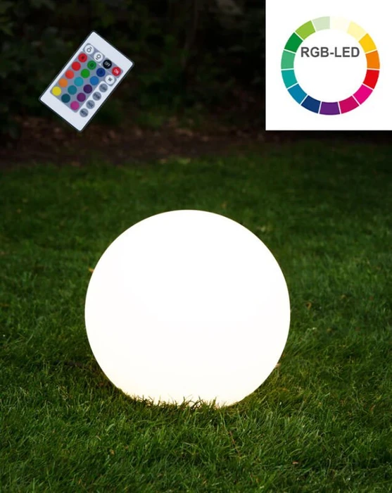 8 seasons design Shining Globe LED 50cm weiß