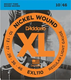 D'Addario XL Nickel Wound Regular Light 10-Pack