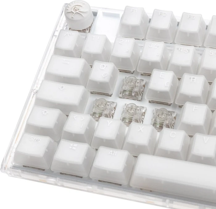 Ducky One 3, Aura White, LEDs RGB, Kailh Box Jellyfish Y, USB, DE