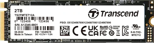 Transcend MTE712A SSD 512GB, M.2 2280 / M-Key / PCIe 4.0 x4