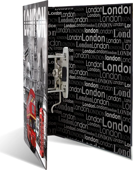 Herma Ordner 2-Ring mit Motiv, 70mm, A4, London, 10er-Pack