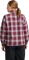 Jack Wolfskin Baja Flannel Hemd langarm check merlot (Damen) Vorschaubild