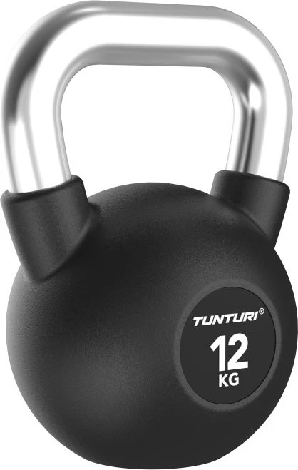 Tunturi Platinum Gummi Kettlebell Hantel 12kg