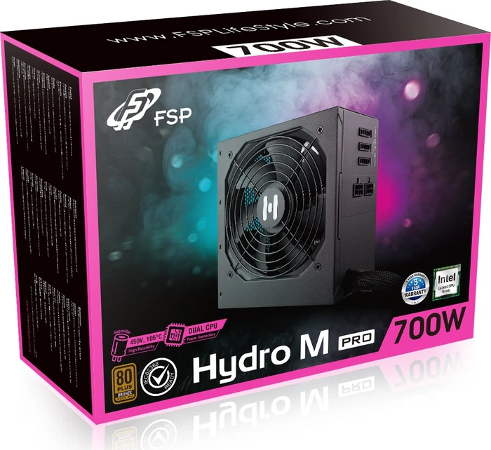 FSP Hydro M Pro 700W, ATX 2.52