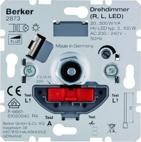 Berker Drehdimmer mit Softrastung Lichtsteuerung