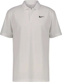 Nike Court Dri-FIT Tennis Funktionsshirt kurzarm weiß/schwarz (Herren)