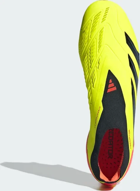 adidas Predator 24 Elite Laceless SG semi solar slime/solar red/core black