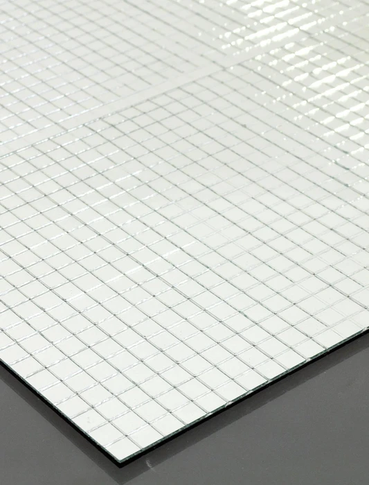 Eurolite Spiegelmatte 200x200mm, Spiegel 10x10mm