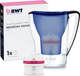 BWT Aqualizer 2.7l Tischwasserfilter inkl. Kartusche blau