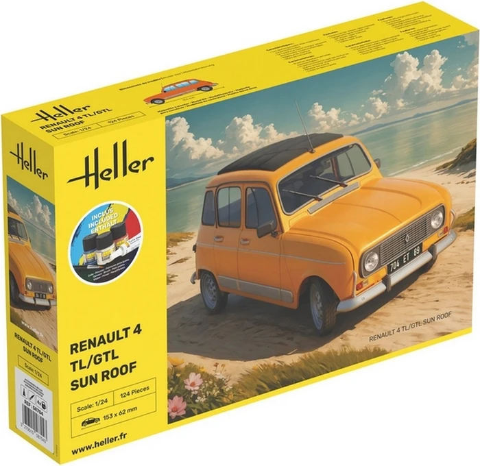 Heller Starter Kit Renault 4 TL/GTL Sun Roof