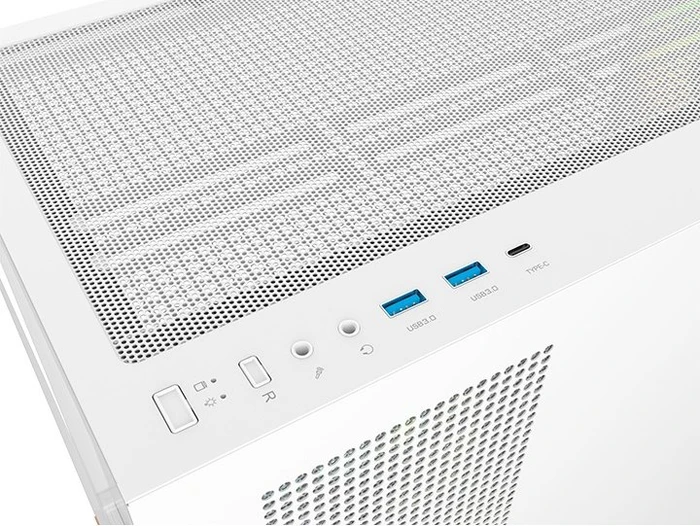 Thermaltake View 270 Plus WS ARGB Snow, weiß/braun, Glasfenster