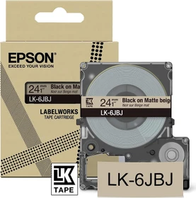 Epson LK-6JBJ Beschriftungsband, 24mm, schwarz/mattblau