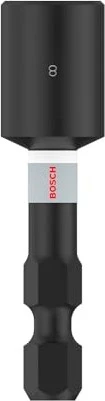 Bosch Professional PRO Nutsetter Impact Außensechskant Steckschlüssel 1/4", 8x50mm, 1 Stück