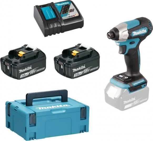 Makita DTD157RFJ Akku-Schlagschrauber inkl. MAKPAC + 2 Akkus 3.0Ah