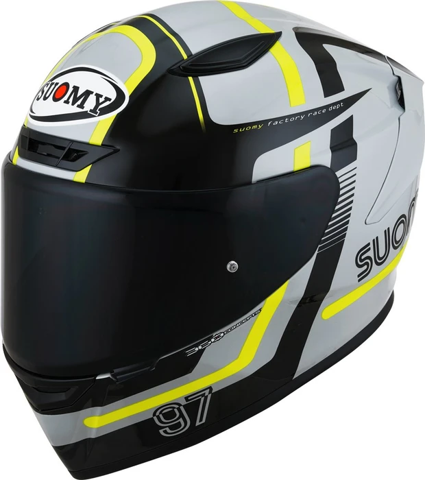 Suomy Track-1 Ninety Seven grau/gelb/schwarz