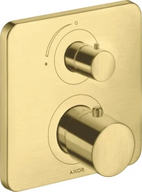 Hansgrohe Axor Citterio M Thermostat mit Absperrventil brushed brass