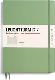 Leuchtturm1917 Classic Master Slim Notizbuch, A4+, liniert, Hardcover, salbei