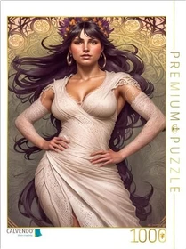 Calvendo Dieses einfärbige Kleid wirkt elegant und interessant auch durch die durchbrochenen Einsätze 64x48cm
