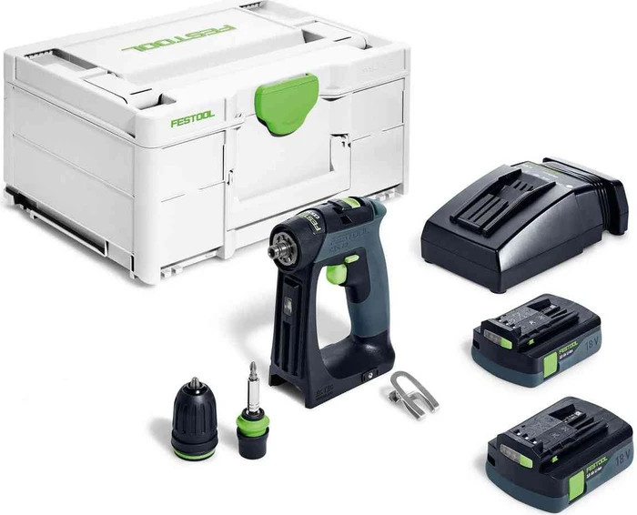 Festool CXS 18 C 3.0-Plus Akku-Bohrschrauber inkl. Systainer + 2 Akkus 3.0Ah