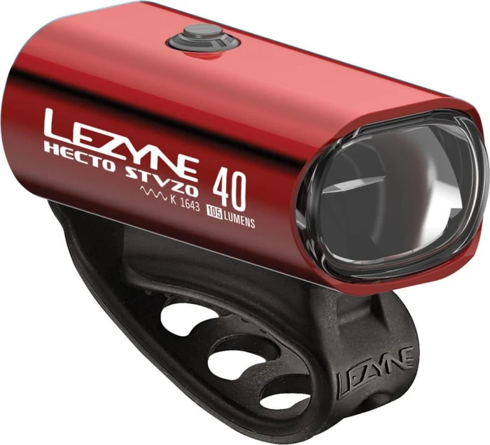 Lezyne Hecto Drive StVZO 40 Frontlicht red/hi gloss
