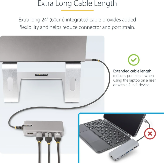StarTech USB-C Triple Video Multiport-Adapter mit HDMI, USB-C 3.1 [Stecker]
