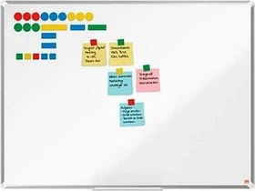Nobo Whiteboard Premium Plus, Stahl, weiß, 90x120cm