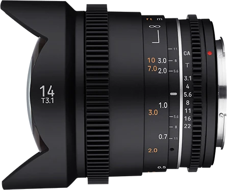 Samyang VDSLR 14mm T3.1 MK2 für Sony E
