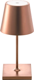 Sigor Nuindie mini Akku-Tischleuchte rund bronze matt