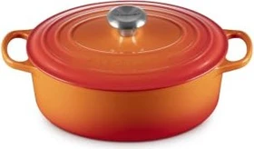 Le Creuset Signature Gusseisen Bräter oval 27cm 4.1l ofenrot